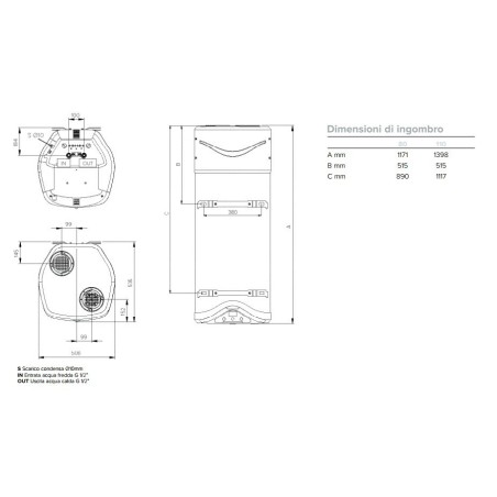 Scaldabagno Ariston A Pompa Di Calore NUOS EVO A+ 110 WH  Ad Accumulo 110 Lt