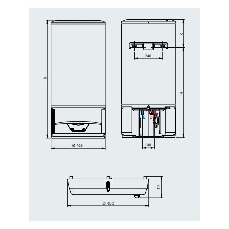 Scaldabagno A Pompa Di Calore Ariston Elettrico Lydos Hybrid Da 80 Lt Erp- Model