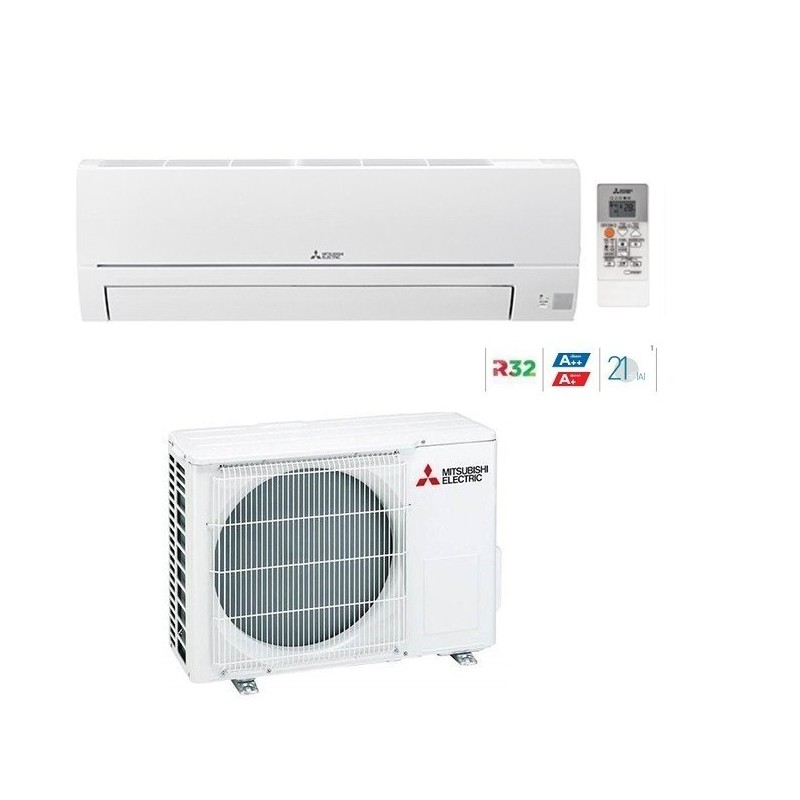 Climatizzatore Condizionatore Mitsubishi Electric Inverter Linea Smart Msz-hr25vf 9000 Btu Con Gas R32 In A++ E Wi Fi Ready New