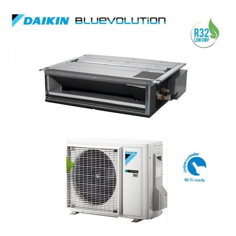 Climatizzatore Condizionatore Inverter Canalizzabile Ultrapiatto Daikin Bluevolution Fdxm50f 18000 Btu In R32 A+ Con Wi Fi Ready