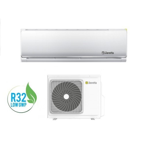 Climatizzatore Condizionatore Inverter Beretta Breva 9000-1 Da 9000 Btu In Classe A++ Con Gas R32 New Product