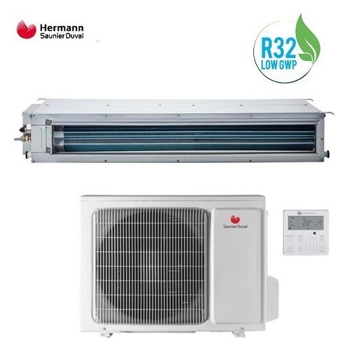 Climatizzatore Condizionatore Hermann Saunier Duval Inverter Canalizzabile Da 18000 Btu Sdh19-050 Idn Con Gas R32 Classe A++