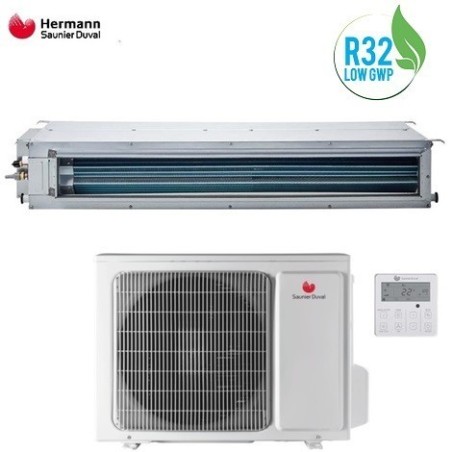 Climatizzatore Condizionatore Hermann Saunier Duval Inverter Canalizzabile Da 18000 Btu Sdh19-050 Idn Con Gas R32 Classe A++