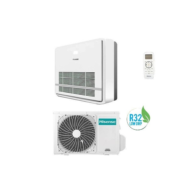 Climatizzatore Condizionatore Hisense Inverter Da 9000 Btu Serie Console Akt26ur4rk4 Con Gas R32 In A++ E Comando Remoto