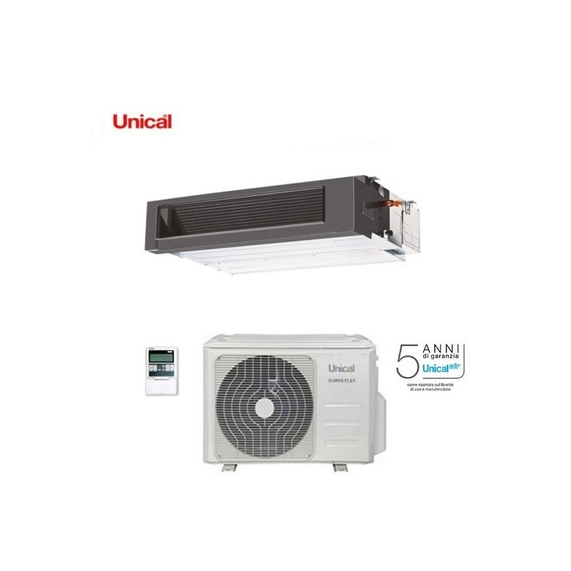 Climatizzatore Condizionatore Canalizzabile Unical Air Modello Cn10 18h Da 18000 Btu In Classe A++ Gas R32