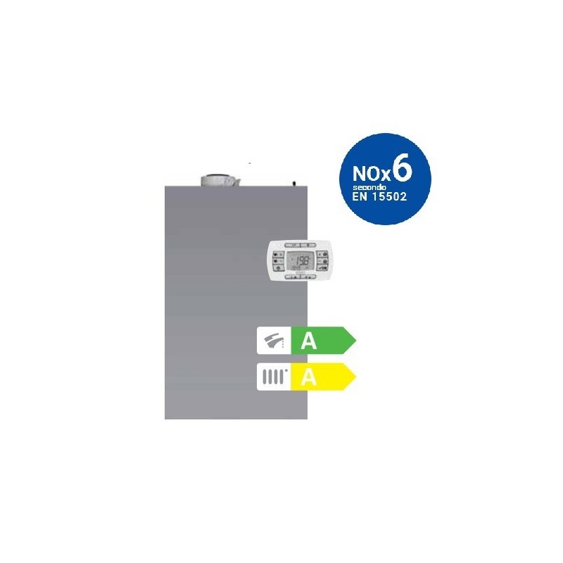 Caldaia A Condensazione Baxi Ad Incasso Modello Luna Air 28 Kw A Gas Metano/gpl Nox 6 Con Kit Fumi