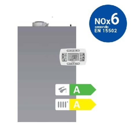 Caldaia A Condensazione Baxi Ad Incasso Modello Luna Air 28 Kw A Gas Metano/gpl Nox 6 Con Kit Fumi