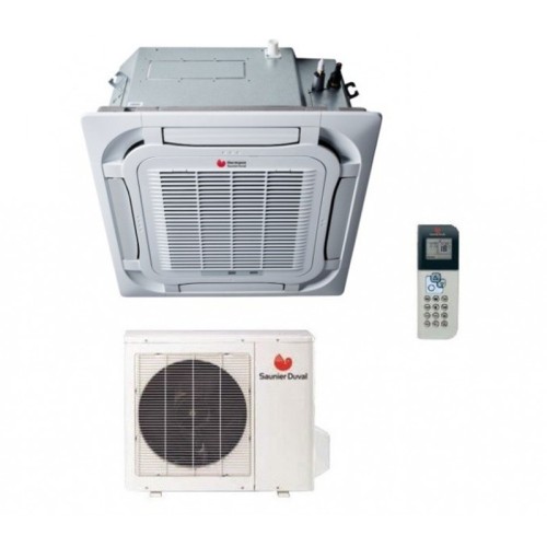 Climatizzatore Condizionatore A Cassetta A 4 Vie Hermann Saunier Duval Inverter Mod Vivair Sdh19 - 050ikn Da 18000 Btu Gas R32