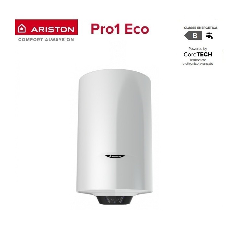 Scaldabagno Elettrico Ariston Verticale Ad Accumulo Pro1 Eco 80 V/5 Eu Da 80 Lt - New Erp