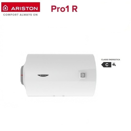 Scaldabagno Elettrico Ariston Orizzontale Ad Accumulo Pro1 R 80 H/3 Eu Da 80 Lt - New Erp