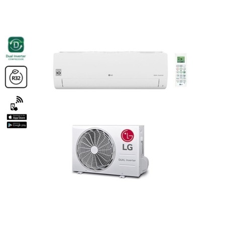 Climatizzatore Condizionatore Inverter Lg Serie Libero Smart R32 Wifi S09et Nsj Da 9000 Btu In Classe A++/a+