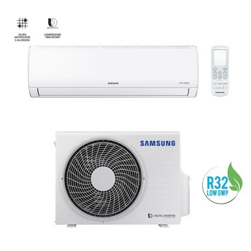 Climatizzatore Condizionatore Monosplit Samsung Ar35 F-ar09art Da 9000 Btu Ar09txhqasi Con Gas Ecologico R32 Classe A++/a+ New