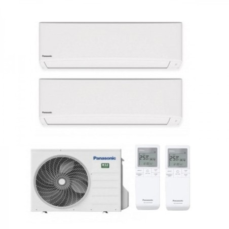 Climatizzatore Condizionatore Panasonic Dual 7+9 Inverter+ Serie Tz Da 7000+9000 Btu Con Cu-2tz41tbe Gas R-32 In Classe A++