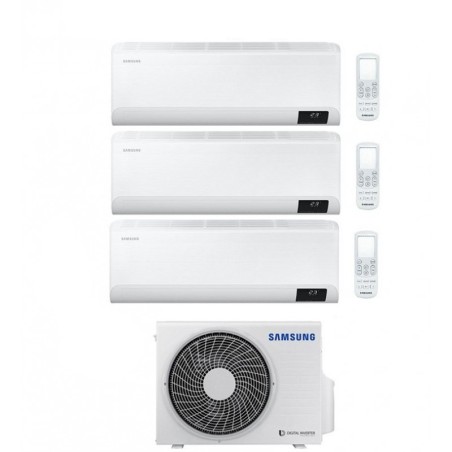 Climatizzatore Condizionatore Trial 7+7+7 Samsung Cebu Da 7000+7000+7000 Btu Con Aj052txj Gas R32 In Classe A+++/a++ Wifi New