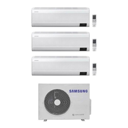 Climatizzatore Condizionatore Trial 9+9+18 Samsung Windfree Avant Da 9000+9000+18000 Btu Con Aj068txj Con Gas R32 Wifi In A++