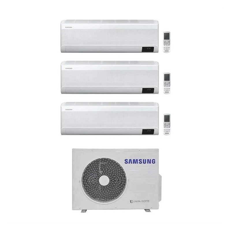 Climatizzatore Condizionatore Trial 9+9+18 Samsung Windfree Avant Da 9000+9000+18000 Btu Con Aj068txj Con Gas R32 Wifi In A++