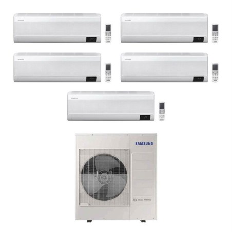 Climatizzatore Condizionatore Samsung PentaSplit Inverter 7+7+7+7+7 WINDFREE AVANT  AJ100TXJ5KG Wi-Fi Integrato 7000+7000+7000+7