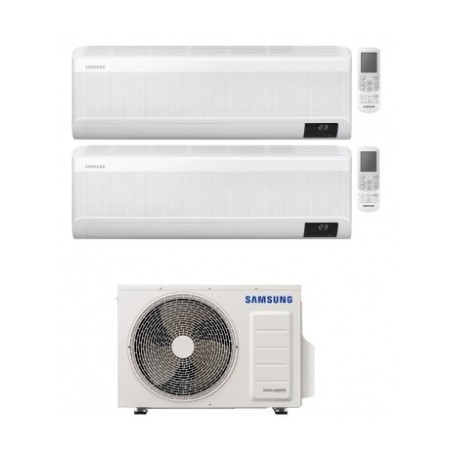 Climatizzatore Condizionatore Dual Split Inverter Samsung Windfree Avant 12000+12000 btu con AJ050TXJ2KG A+++ Wi-Fi 12+12 R-32