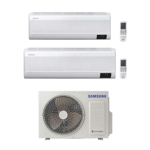 Climatizzatore Condizionatore Samsung Dual Split Inverter WINDFREE AVANT 7+18 con AJ050TXJ2KG R-32 Wi-Fi Integrato 7000+18000