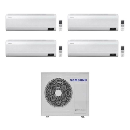 Climatizzatore Condizionatore Quadri Split Inverter Samsung Windfree Avant 7000+7000+7000+9000 btu AJ080TXJ4KG Wi-Fi R-32 7+7+7+