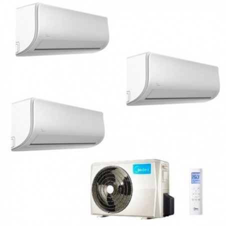 Climatizzatore Midea Trial Split Extreme 9000+9000+9000 M30F-21HFN8-Q R-32 9+9+9 Wi-Fi Integrato