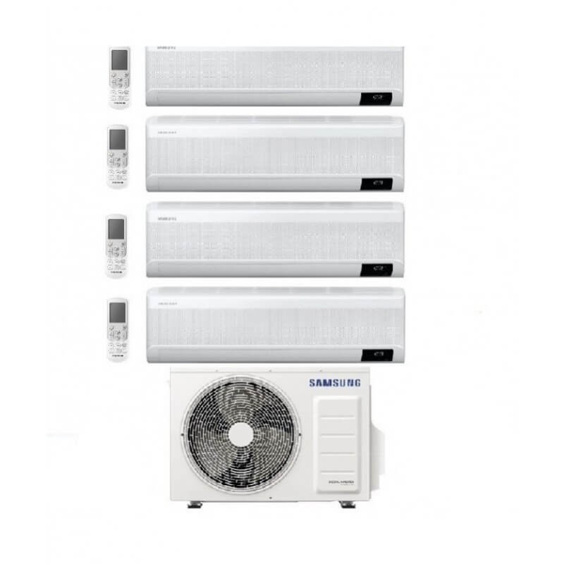 Climatizzatore Condizionatore Quadri Split Inverter Samsung Windfree Elite 7000+7000+9000+9000 AJ080TXJ4KG Wi-Fi 7+7+9+9 R-32