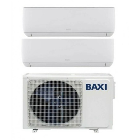 Climatizzatore Condizionatore DualSplit Inverter Baxi Serie Astra 9000+12000 con LSGT50-2M R-32 9+12 Wi-Fi Optional