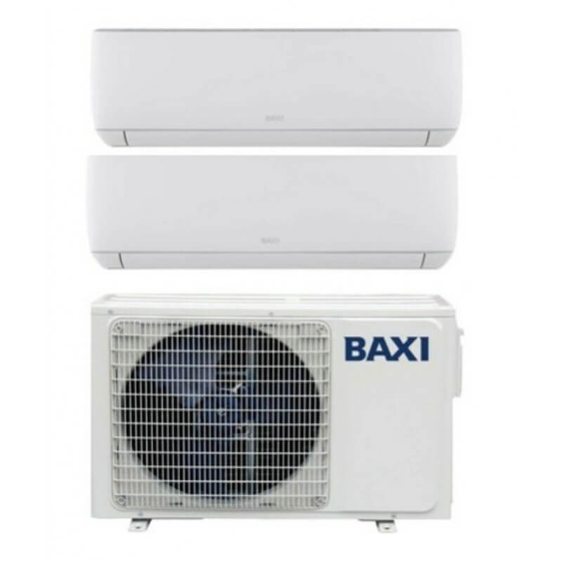 Climatizzatore Condizionatore DualSplit Inverter Baxi Serie Astra 9000+9000 con LSGT50-2M R-32 9+9 Wi-Fi Optional