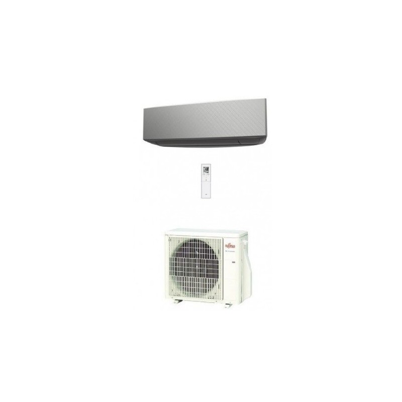 Climatizzatore Condizionatore Fujitsu Inverter serie KE 9000 Btu ASYG09KETA-B R-32 Wi-Fi Optional Colore Argento