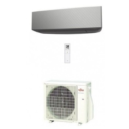 Climatizzatore Condizionatore Fujitsu Inverter serie KE 9000 Btu ASYG09KETA-B R-32 Wi-Fi Optional Colore Argento