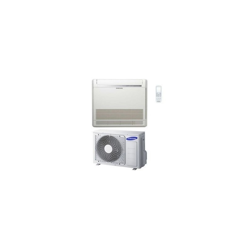 Climatizzatore condizionatore Samsung monosplit inverter serie console pavimento con telecomando AC026RNJ-DKG 9000 btu R32