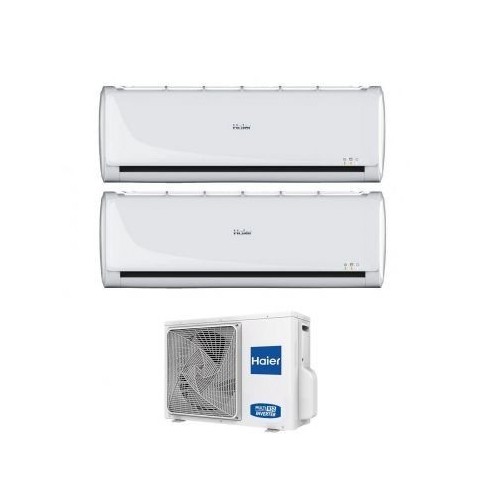 Climatizzatore Condizionatore Dual Split Inverter Haier GEOS PLUS R-32 9000+9000 con 2U40MEFFRA 9+9