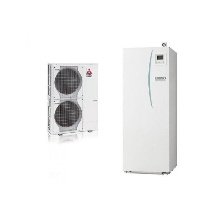 POMPA DI CALORE ARIA-ACQUA MITSUBISHI ELECTRIC ECODAN-HYDROTANK PUHZ-5W 120 V(Y)HA (TRIFASE)