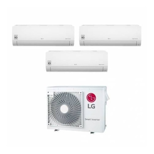 Climatizzatore Condizionatore LG Trial Split Inverter Serie Libero Smart 9+9+9 con MU3R19 UL0 R-32 9000+9000+000 btu Wi-Fi Integ