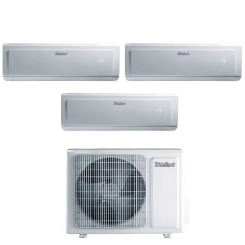 Climatizzatore Condizionatore Vaillant Trial Split Inverter serie CLIMAVAIR PLUS VAI 8 7+7+9 con VAF8-070W3NO R-32 7000+7000+900