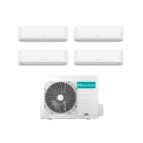 Climatizzatore Condizionatore Hisense Quadri Split Inverter serie HI-COMFORT 9+9+9+12 con 4AMW105U4RAA R-32 Wi-Fi Integrato 9000