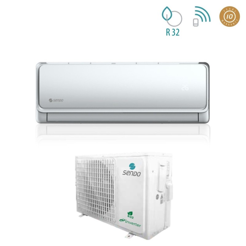 Climatizzatore Condizionatore Sendo Inverter serie ZEAS 9000 Btu SND-09ZES2-ID R-32 Wi-Fi Integrato