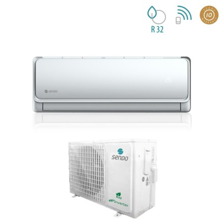 Climatizzatore Condizionatore Sendo Inverter serie ZEAS 12000 Btu SND-12ZES2-ID R-32 Wi-Fi Integrato