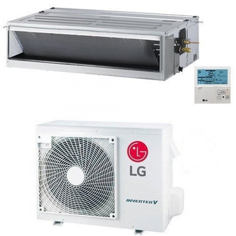 Climatizzatore Condizionatore LG inverter Canalizzato Canalizzabile Compact 18000 btu CM18F R-32 A++ Completo di comando a filo