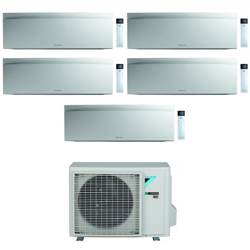 Condizionatore Daikin Emura Penta Split 7000+7000+7000+12000+15000 Btu White Wifi inverter 5mxm90n A+++