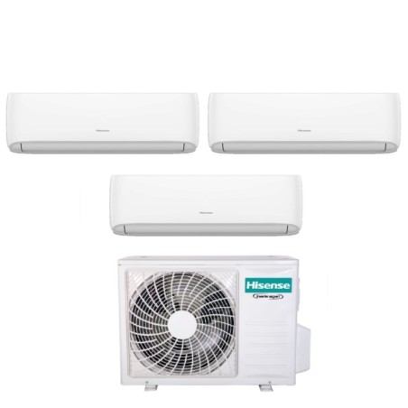 Climatizzatore Condizionatore HISENSE Trial Split serie HI-COMFORT Inverter da 7000+7000+7000 btu con 3AMW62U4RFA R-32 Wi-Fi Integrato 7+7+7 A++/A+