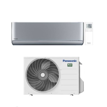 Climatizzatore Condizionatore PANASONIC 12000 Btu Serie ETHEREA SILVER Inverter Con CS-XZ35ZKEW WI-FI INTEGRATO A+++/A++