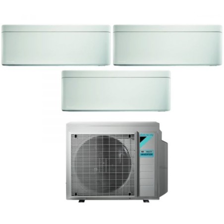 Climatizzatore Condizionatore Trial 7+9+9 Daikin Bluevolution Stylish White 7000+9000+9000 Btu Con 3mxm52n Gas R-32 Wi Fi