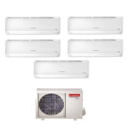 Climatizzatore Condizionatore ARISTON Penta Split 9000+9000+9000+9000+9000 Btu Inverter Serie ALYS PLUS con PENTA 121 XD8C-O R-32 WI-FI OPTIONAL 9+9+9+9+9