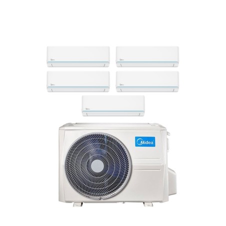 Climatizzatore Condizionatore MIDEA Penta Split serie EVOLUTION Inverter da 9000+9000+9000+9000+9000 btu con M5OE-42HFN8 -Q R-32 WI-FI INTEGRATO 9+9+9+9+9 A++/A+