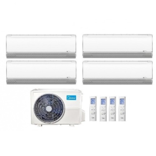 Climatizzatore Condizionatore Quadri 9+9+9+9 Midea Breezeless+ Da 9000+9000+9000+9000 Btu M4o-36fn8-q Gas R32 Wi Fi