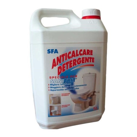 Sfa Sanitrit Liquido Anticalcare Da 5 Litri Per Trituratori Con Wc