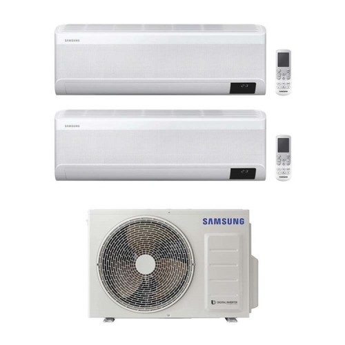 Climatizzatore Condizionatore Dual 9+9 SAMSUNG WINDFREE ELITE Da 9000+9000 Btu Con AJ050TXJ Gas R32 In Classe A+++/A++ Wifi New