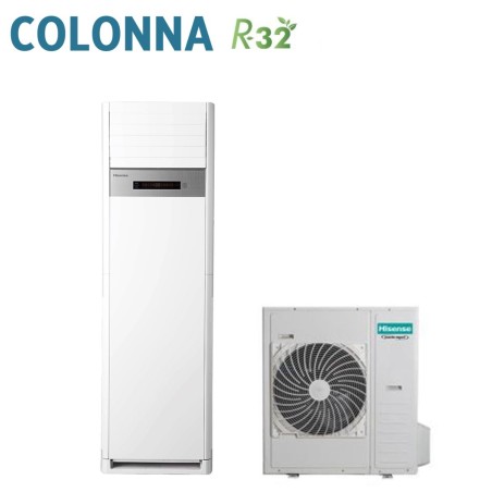 Climatizzatore Condizionatore Hisense a Colonna Inverter  48000 Btu AUF140UR4RMPA R-32 Trifase