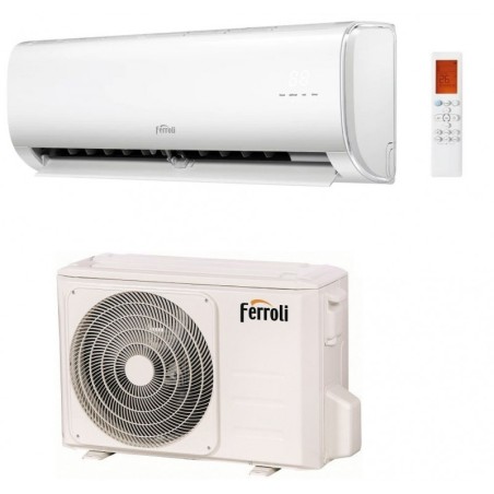 Climatizzatore Condizionatore Ferroli Mono Split serie Ambra S inverter da 24000 btu R-32 Wi-Fi Integrato A++/A+